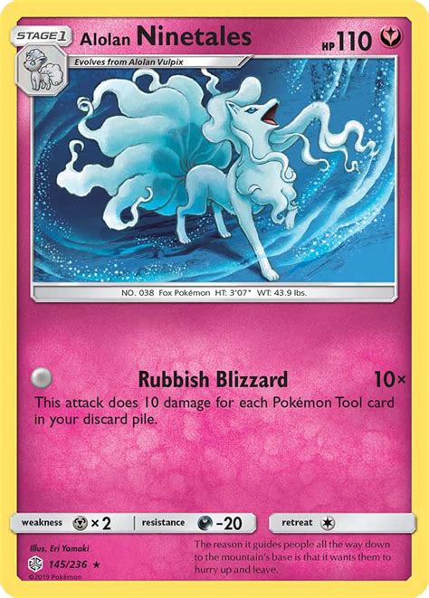 We did not find results for: Alolan Ninetales Cosmic Eclipse Card Price How much it's ...