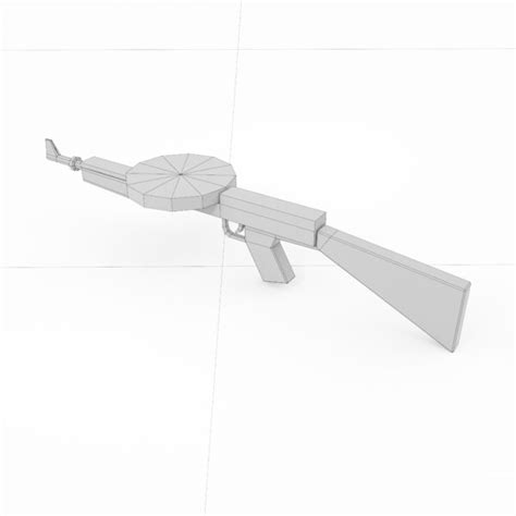 Kritrimvault American 180 Submachine Gun 3d Model