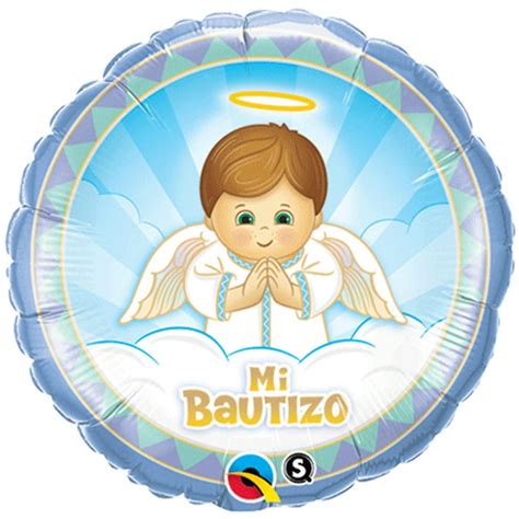 18 Bautizo Angel Mi Bautizo Theme Blue Foil Mylarballoons 2