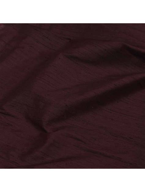Dark Maroon 100 Gms Pure Raw Silk Fabric Saroj Fabrics