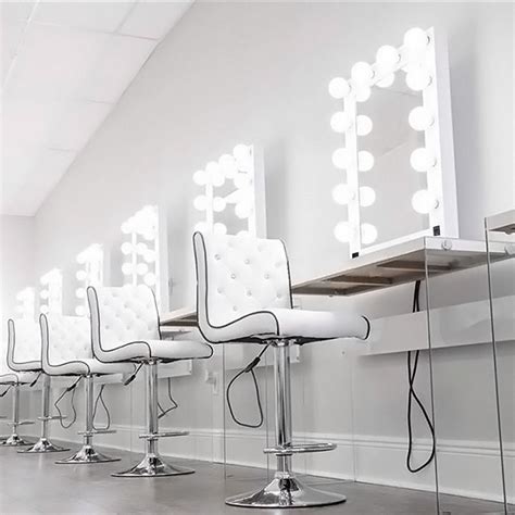 Ps, use halogen lights, not the pictured ones because the ones photoed get super hot. New Holywood Light Up Vanity Dressing Table Wall Makeup ...
