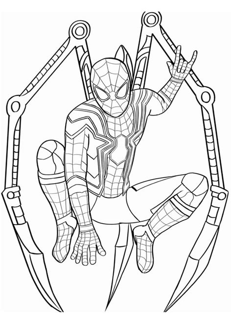 Homem Aranha Para Colorir Imagens Grandes Do Spider Man