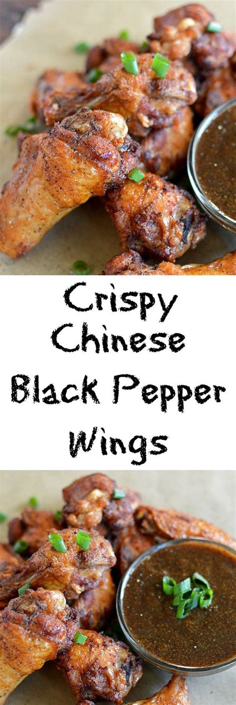 Consequently, i made this chicken for dinner last night. Crispy Chinese Black Pepper Chicken Wings | Recipe ...