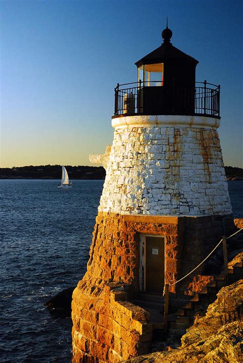 Castle Rock Lighthouse Photograph By James Kirkikis Fine Art America