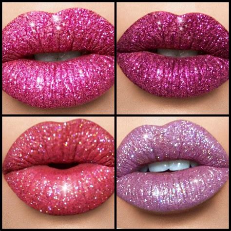 Lemonade Pretty In Pink Glitter Lips Set Of 4 Shop Beauty From Lemonade Uk
