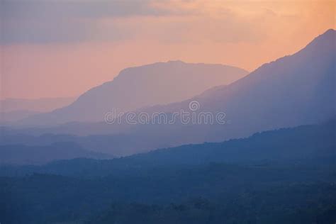 Sunset Landscape In Mountains Stock Photo Image Of Coast Ocean 31896908