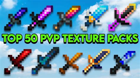 Top 50 Texturepacks For Pvp And Crystal Pvp 120 Youtube