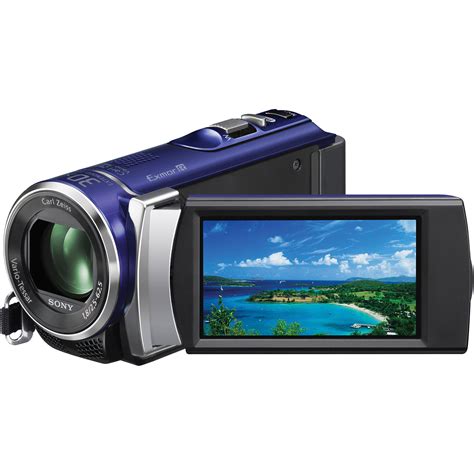 Sony Pal Hdr Cx210 Handycam Video Camera Blue Hdr Cx210el Bandh