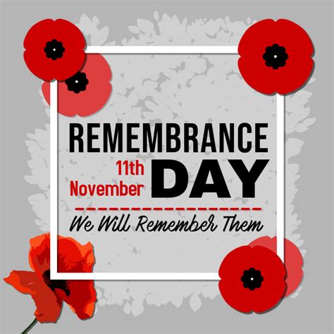 Remembrance Day Quote Instagram Post Template Postermywall