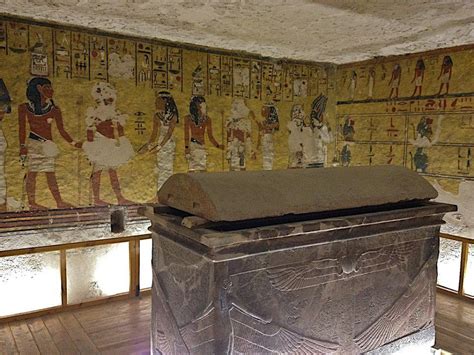 A Sarcophagus Found In The Tomb Of The Pharaoh Ay Gods Of Egypt