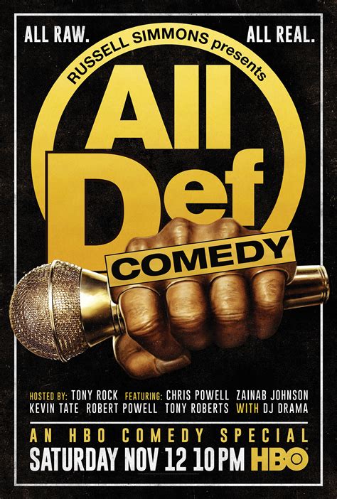 All Def Comedy Mega Sized Movie Poster Image Imp Awards