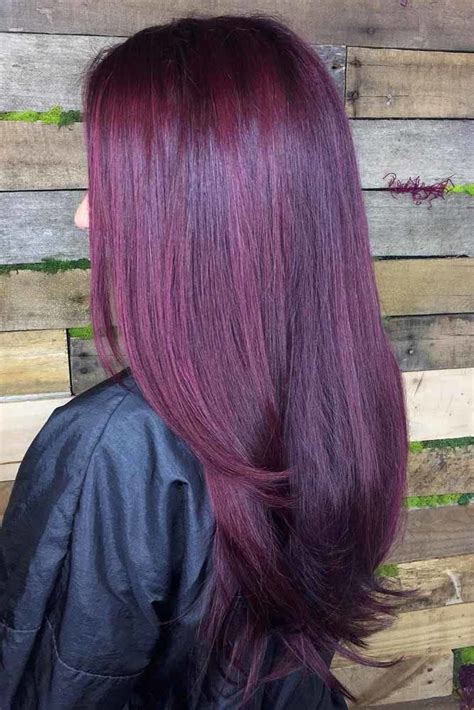 plum red hair color