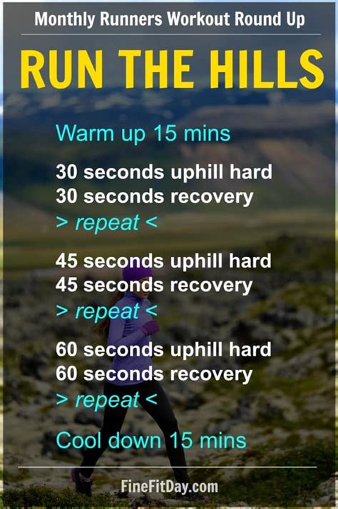 6 Awesome Hill Workouts For Runners Beat The Beast