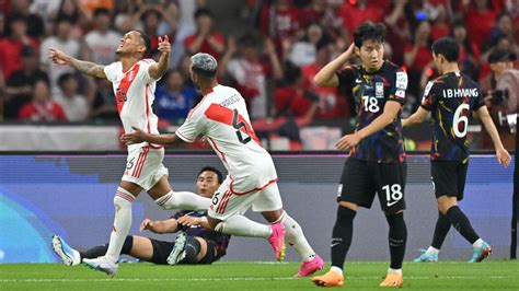 Gol Per Vs Corea Del Sur Bryan Reyna Anot Un Golazo Tras Pase De