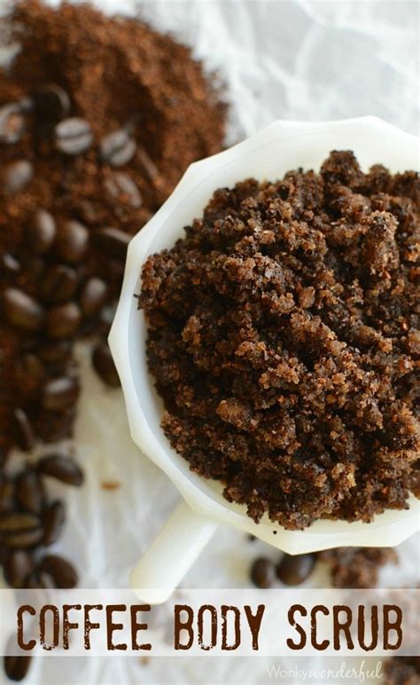 Because masking isn't just for the face. Homemade Coffee Body Scrub - WonkyWonderful