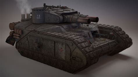 Artstation Vostroyan Macharius Tank Warhammer 40k Kurtis Knight