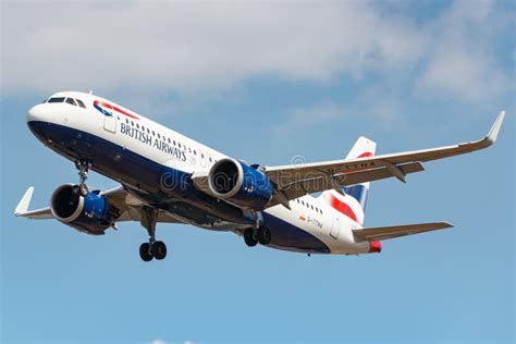 British Airways Airbus A320 Neo Airplane At London Heathrow Editorial