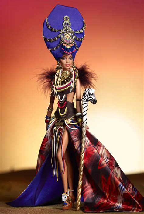 African Queen The New Limited Edition Tribal Beauty Barbie If Its Hip Its Here