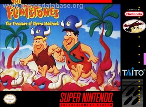 The Flintstones The Treasure Of Sierra Madrock Nintendo Snes