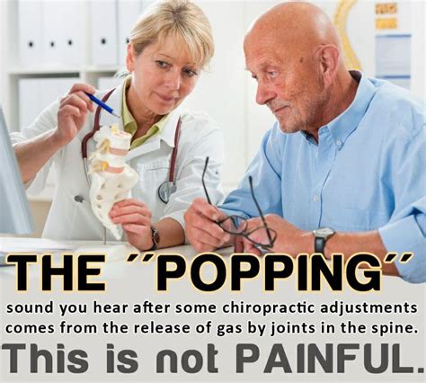 Popping Sound During Chiropractic Adjustment Is Not Painful Tebby