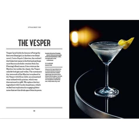 Shaken The James Bond Cocktail Book Official 007 Store 007store
