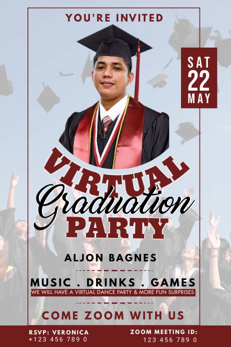 Copy Of Virtual Graduation Postermywall