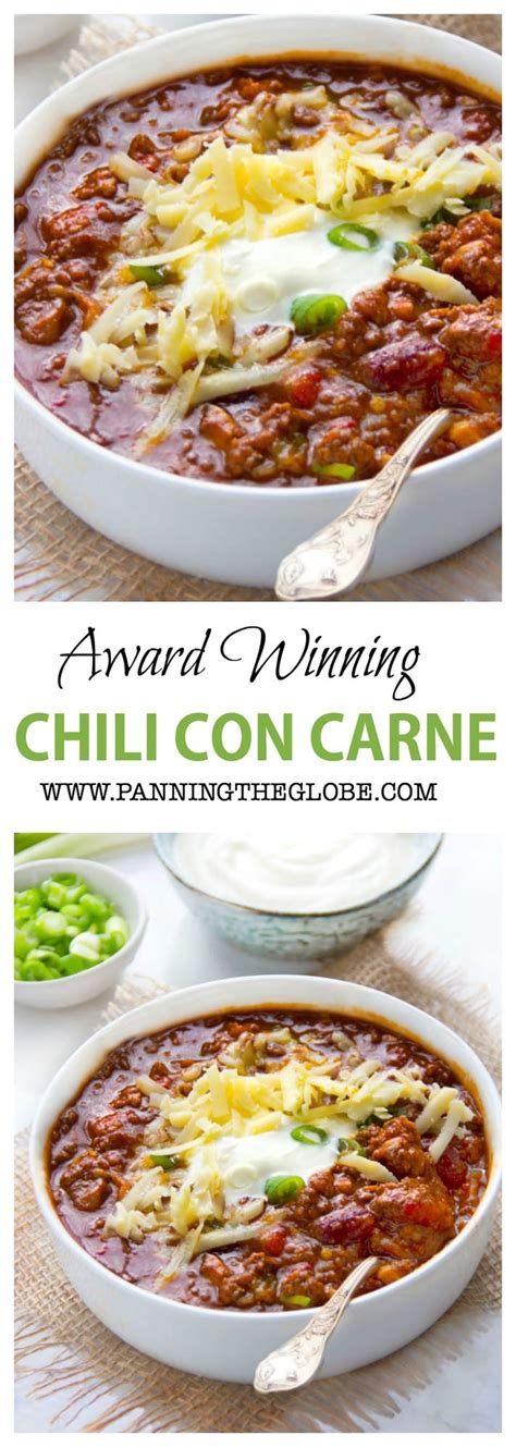Eddies Award Winning Chili Recipe L Panning The Globe