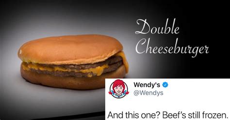 Wendys Goes Full Savage Mode On Mcdonalds Over Their New Fresh Beef