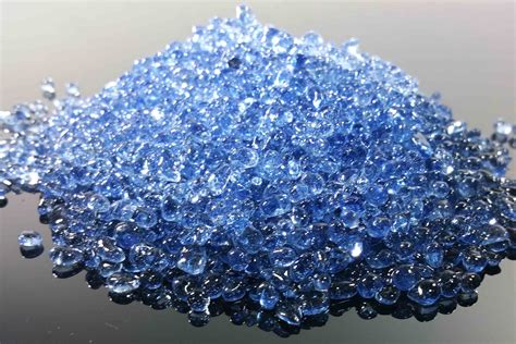 Alcas Marble Glass Pebble Light Blue