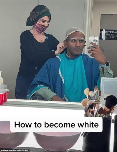 Comedian Nazeem Hussain Dons White Face Daily Mail Online