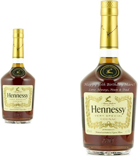 Personalised Hennessy Vs 70cl Engraved T Bottle Uk Beer