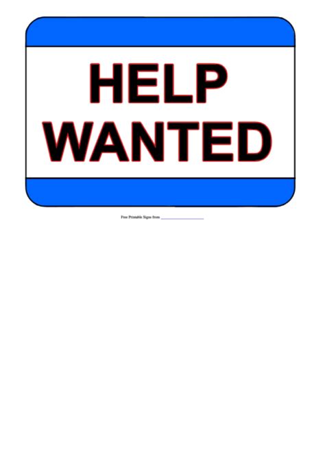 help wanted sign template printable pdf download