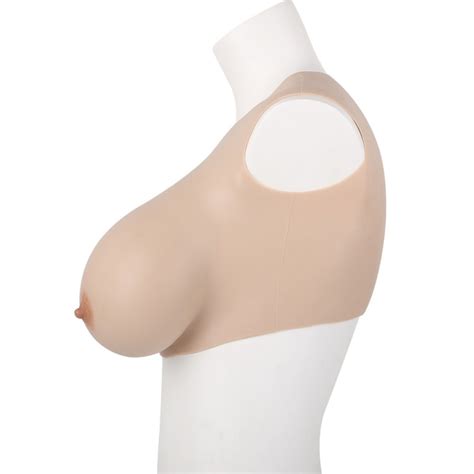 Buste Faux Seins Pour Femme Silicone Sans Col Boonet F G Super X