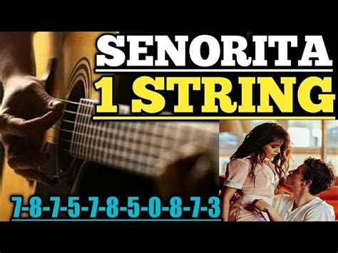 Senorita Single Stringshawn Mendes Camila Cabello Señorita Guitar