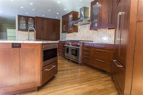 Soft Contemporary Cherry Kitchen Remodel In Rochester Ny Concept Ii