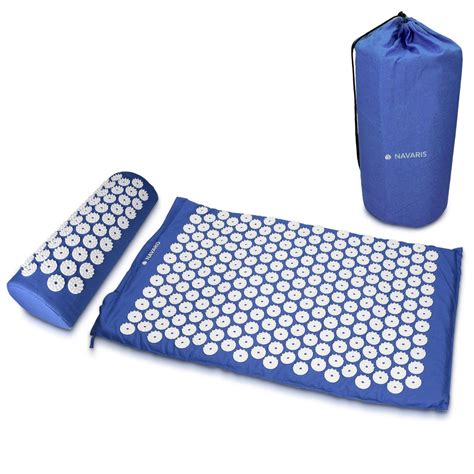 Navaris 2 In 1 Acupressure Mat And Pillow Set Acupuncture Mat For