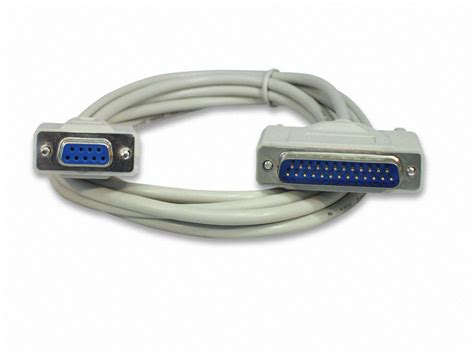 10 Foot Db9 Female Db25 Male Null Modem Serial Cable Rs232