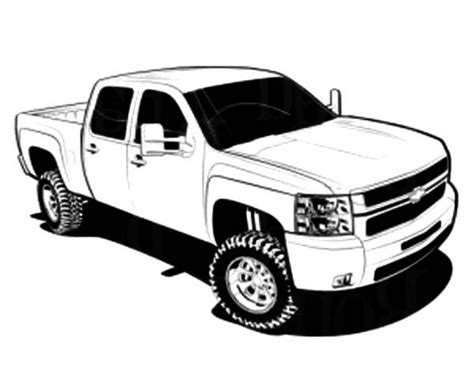 Chevy Cars Truck Coloring Pages Best Place To Color In Truck