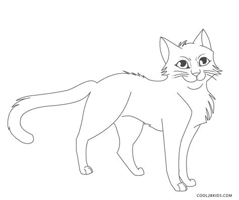 These warrior cat coloring pages to print will offer your kid the chance to explore his creativity. Free Printable Cat Coloring Pages For Kids | Cool2bKids