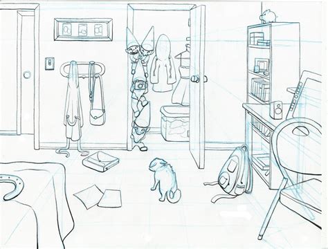Sheridan Animation Room Drawings