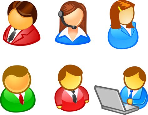 Female Business User Icon Clip Art Library