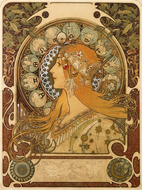 Alphonse Mucha Art Nouveau Nouvelle Femme Poster House