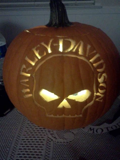 Harley Pumpkin Carving