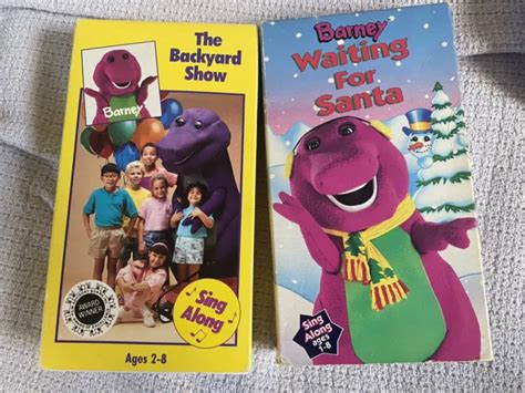 BARNEY AND THE Backyard Gang VHS Lot The Backyard Show And Waiting For