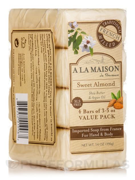 Shop with confidence on ebay! Sweet Almond Soap Bar (Value Pack) - 4 Bars (3.5 oz Each)
