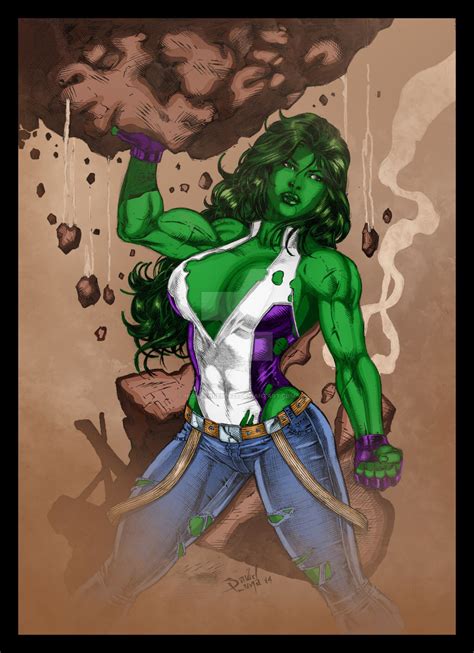 She Hulk By Highlander On Deviantart Shehulk Hulk Jennifer Walters