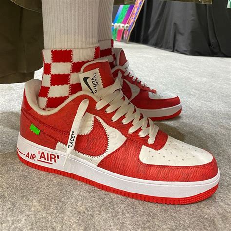 Louis Vuitton X Nike Air Force 1 Low Release Date Sbd