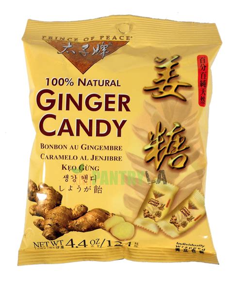 Prince Of Peace Ginger Chews Candy 100 Natural Individually Wrapped 4