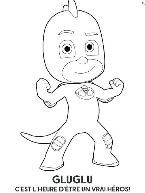 Pj Mask Gecko Mobile Coloring Page Coloring Pages
