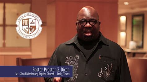 Testimonial By Pastor Preston E Dixon Youtube